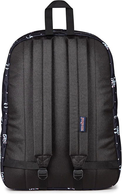 JanSport SuperBreak One Backpacks - Durable, Lightweight Bookbag with 1 Main Compartment, Front Utility Pocket with Built-in Organizer - Premium Backpack, Black - Colors A