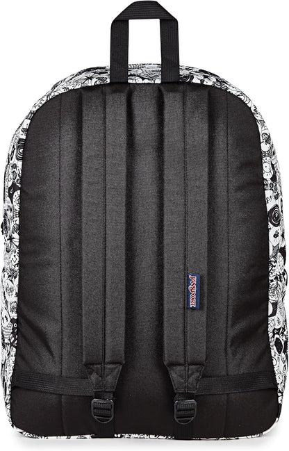 JanSport SuperBreak One Backpacks - Durable, Lightweight Bookbag with 1 Main Compartment, Front Utility Pocket with Built-in Organizer - Premium Backpack, Black - Colors A