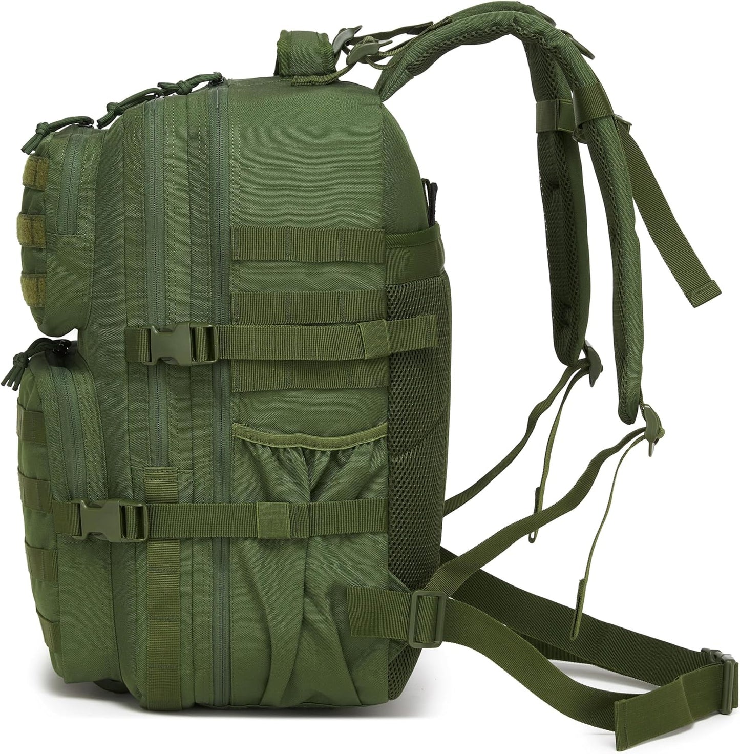 Wotony Military Tactical Backpack for Men Waterproof Daypack 3 Day Assault Pack Molle Bag with Water Bottle Holder