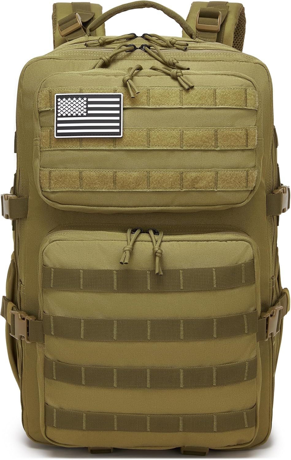 Wotony Military Tactical Backpack for Men Waterproof Daypack 3 Day Assault Pack Molle Bag with Water Bottle Holder