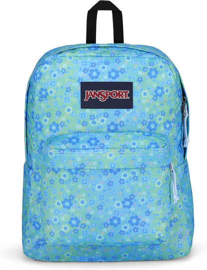 JanSport SuperBreak One Backpacks - Durable, Lightweight Bookbag with 1 Main Compartment, Front Utility Pocket with Built-in Organizer - Premium Backpack, Black - Colors A