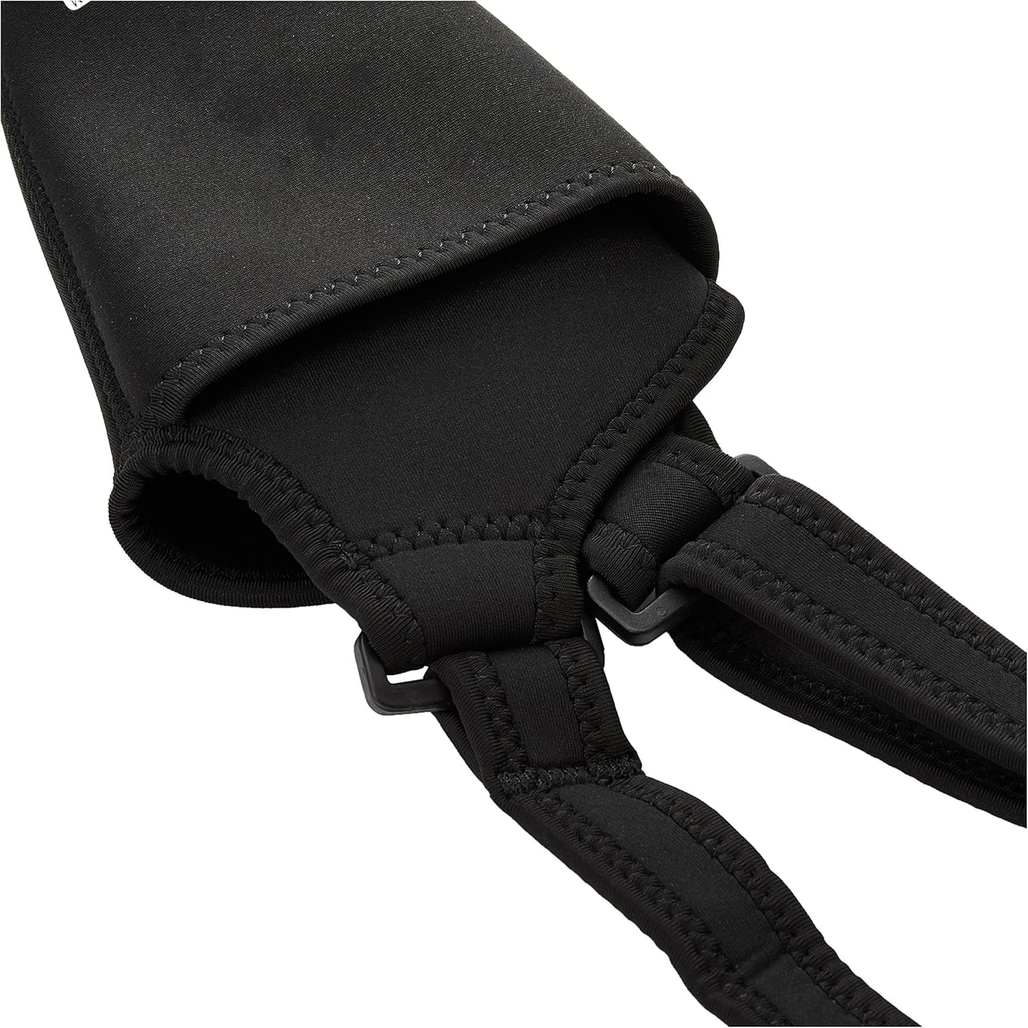 H2O4K9 Neoprene Deluxe Bottle Carrier with Front Pocket (Black) ?…