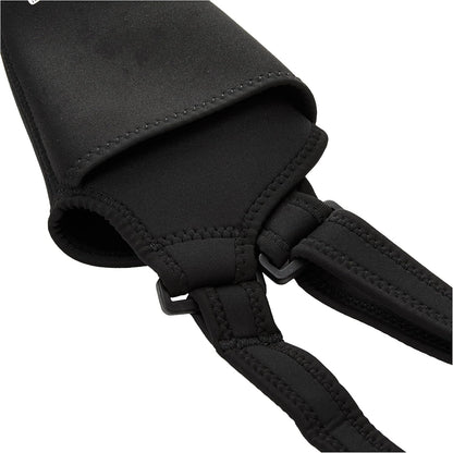 H2O4K9 Neoprene Deluxe Bottle Carrier with Front Pocket (Black) ?…