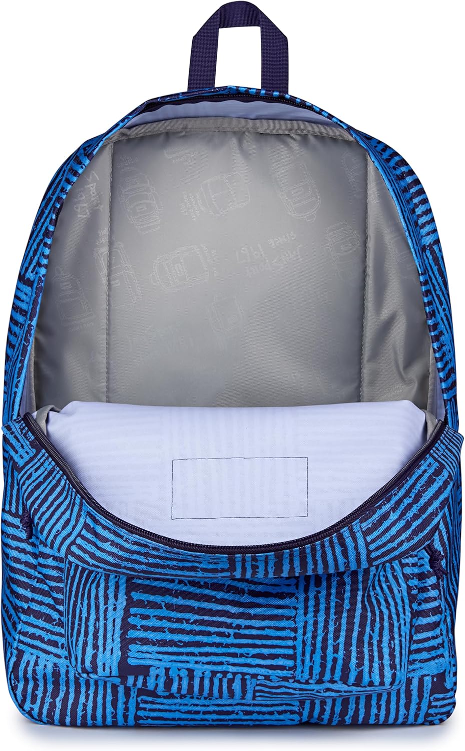 JanSport SuperBreak One Backpacks - Durable, Lightweight Bookbag with 1 Main Compartment, Front Utility Pocket with Built-in Organizer - Premium Backpack, Black - Colors A