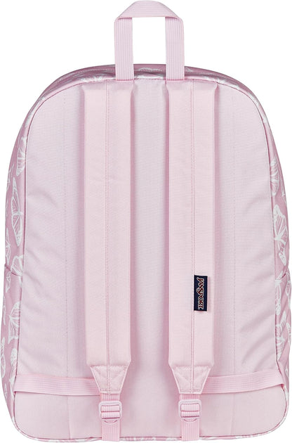 JanSport SuperBreak One Backpacks - Durable, Lightweight Bookbag with 1 Main Compartment, Front Utility Pocket with Built-in Organizer - Premium Backpack, Black - Colors A