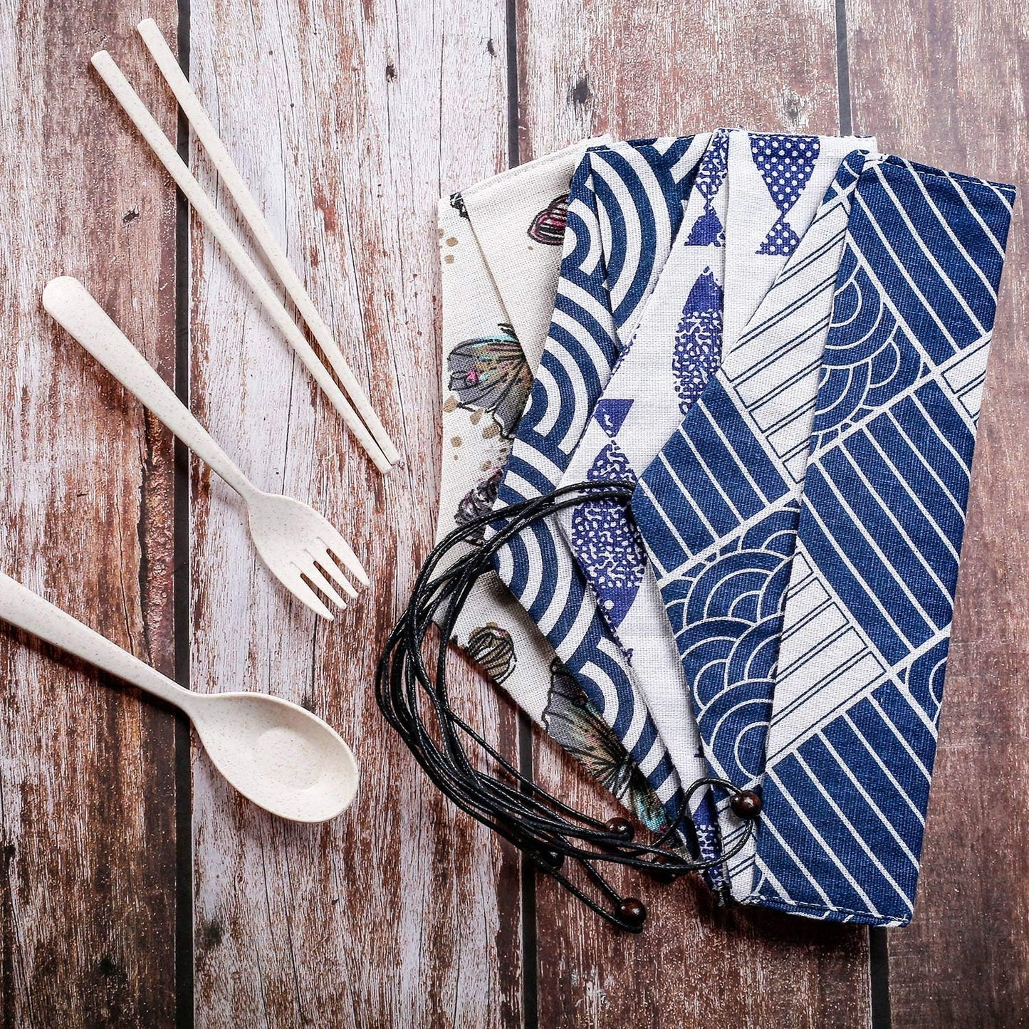 5 Pcs Straw Carrying Pouch Kit, Reusable Chopstick Case, Portable Utensil Travel Case Bag for Stainless Steel, Glass, Silicone, Bamboo, Cleaning Brush, Safety ＆ Impact Resistance, Christmas Gifts