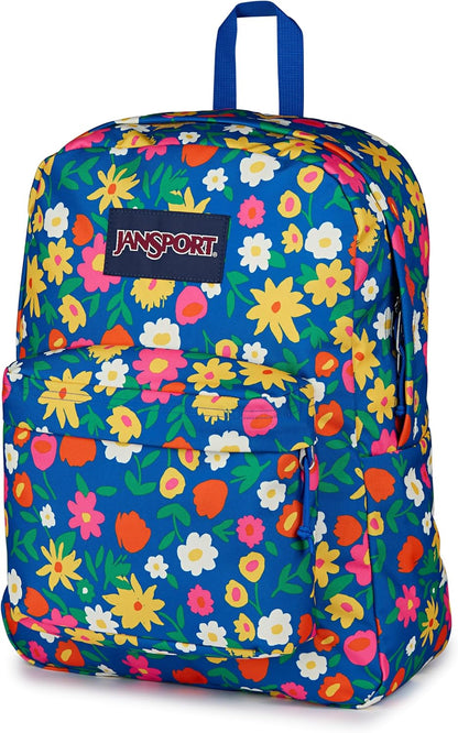 JanSport SuperBreak One Backpacks - Durable, Lightweight Bookbag with 1 Main Compartment, Front Utility Pocket with Built-in Organizer - Premium Backpack, Black - Colors B