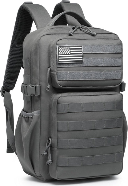 Wotony Military Tactical Backpack for Men Waterproof Daypack 3 Day Assault Pack Molle Bag with Water Bottle Holder