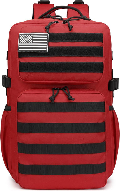 Wotony Military Tactical Backpack for Men Waterproof Daypack 3 Day Assault Pack Molle Bag with Water Bottle Holder