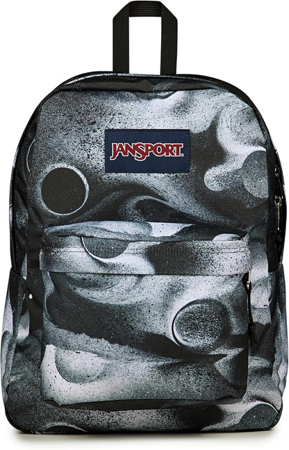 JanSport SuperBreak One Backpacks - Durable, Lightweight Bookbag with 1 Main Compartment, Front Utility Pocket with Built-in Organizer - Premium Backpack, Black - Colors A