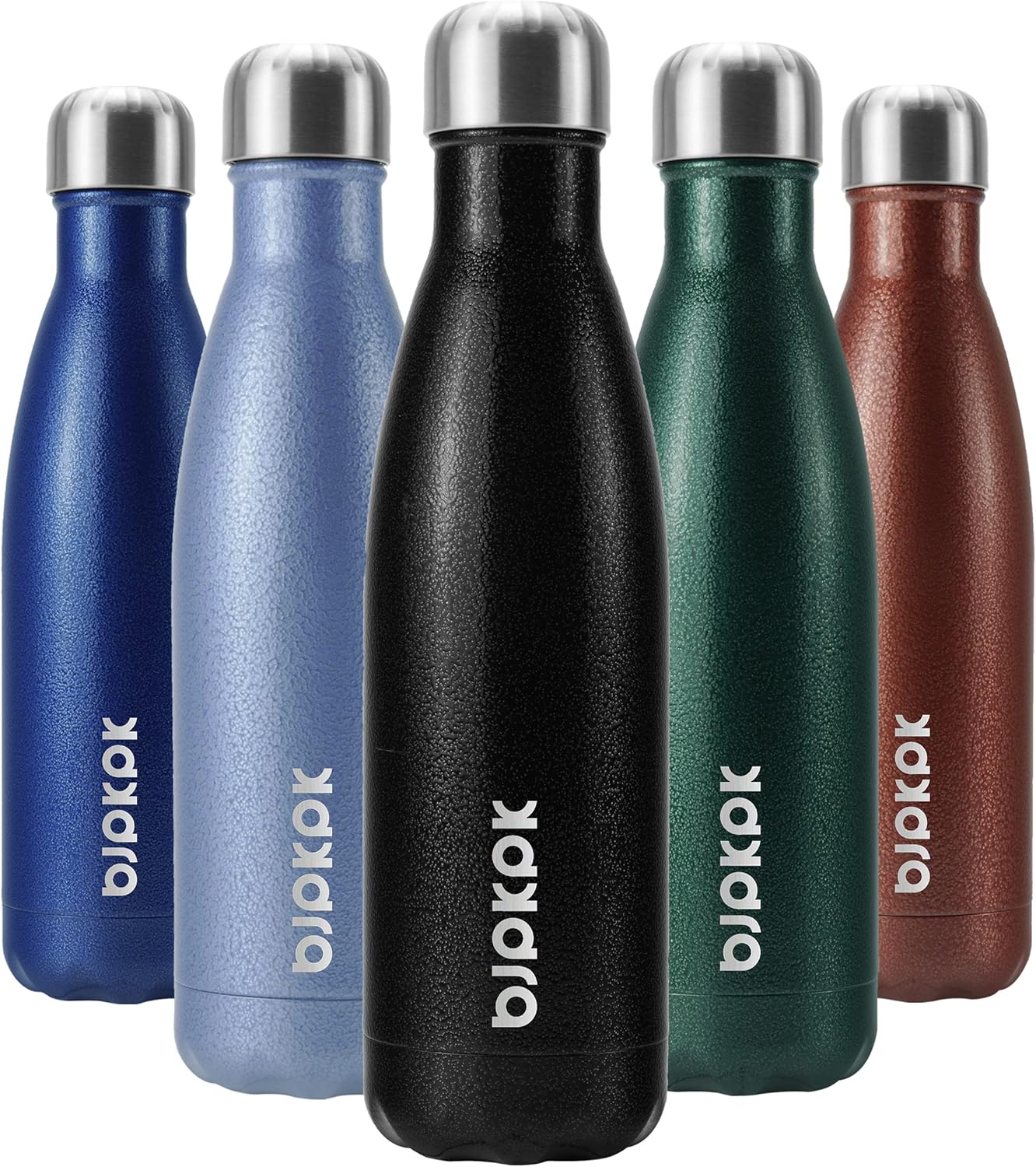 BJPKPK Insulated Water Bottle 12oz Small Stainless Steel Water Bottles Reusable Metal Thermal Keep Cold and Hot,Dreamy Purple - Colors A