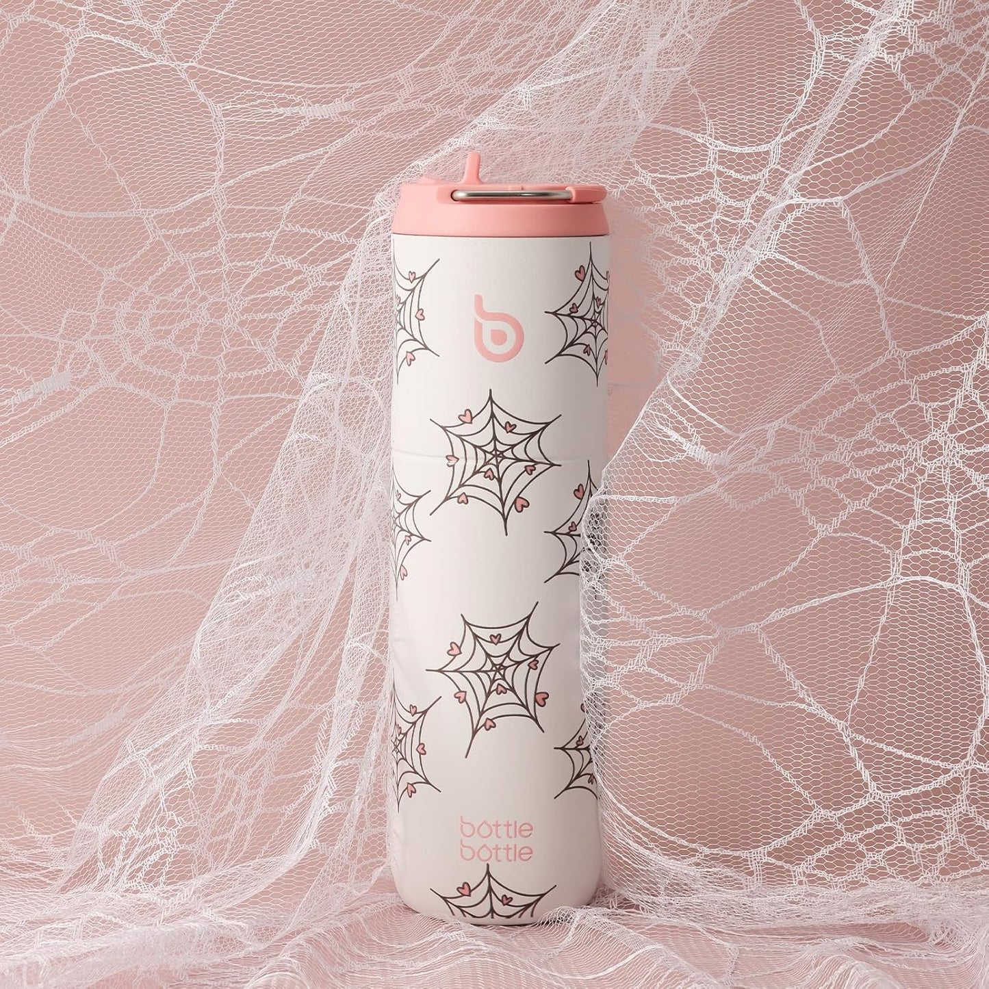 BOTTLE BOTTLE Insulated Water Bottle 24oz with Straw Lid and Handle for Sports Travel Gym Stainless Steel Water Bottles Double-Wall Vacuum Metal Leak Proof BPA-Free