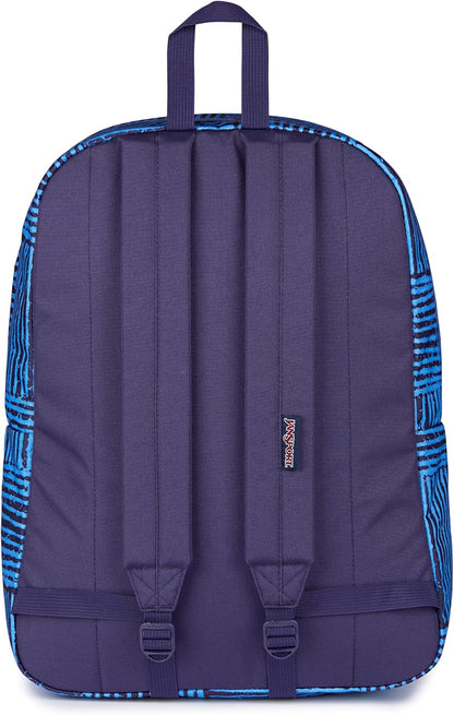 JanSport SuperBreak One Backpacks - Durable, Lightweight Bookbag with 1 Main Compartment, Front Utility Pocket with Built-in Organizer - Premium Backpack, Black - Colors A