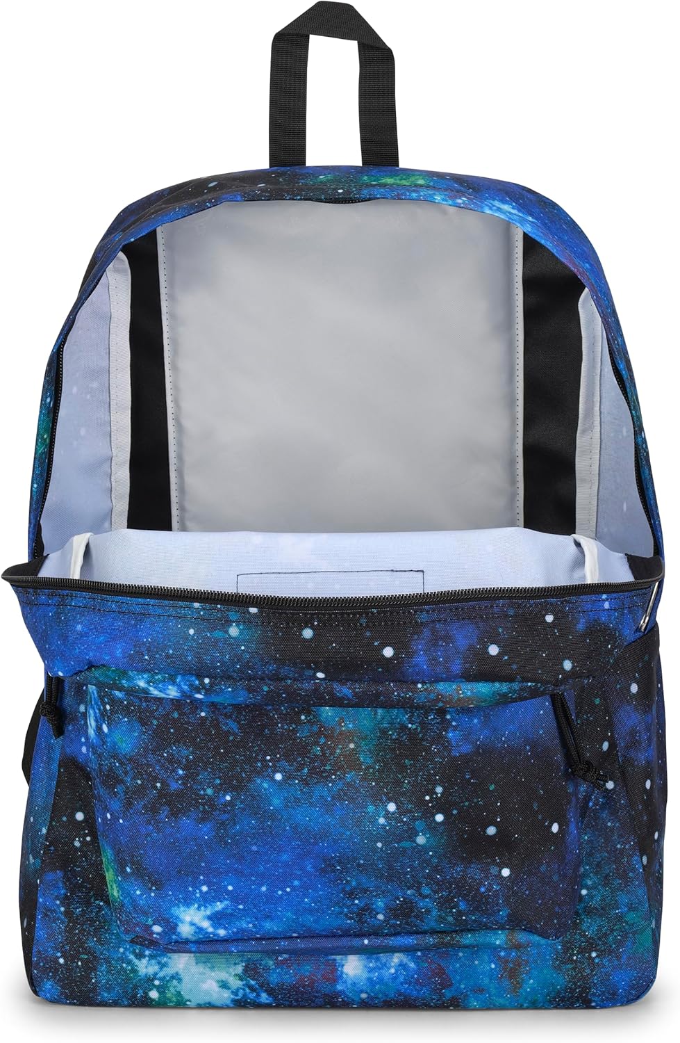 JanSport SuperBreak One Backpacks - Durable, Lightweight Bookbag with 1 Main Compartment, Front Utility Pocket with Built-in Organizer - Premium Backpack, Black - Colors B