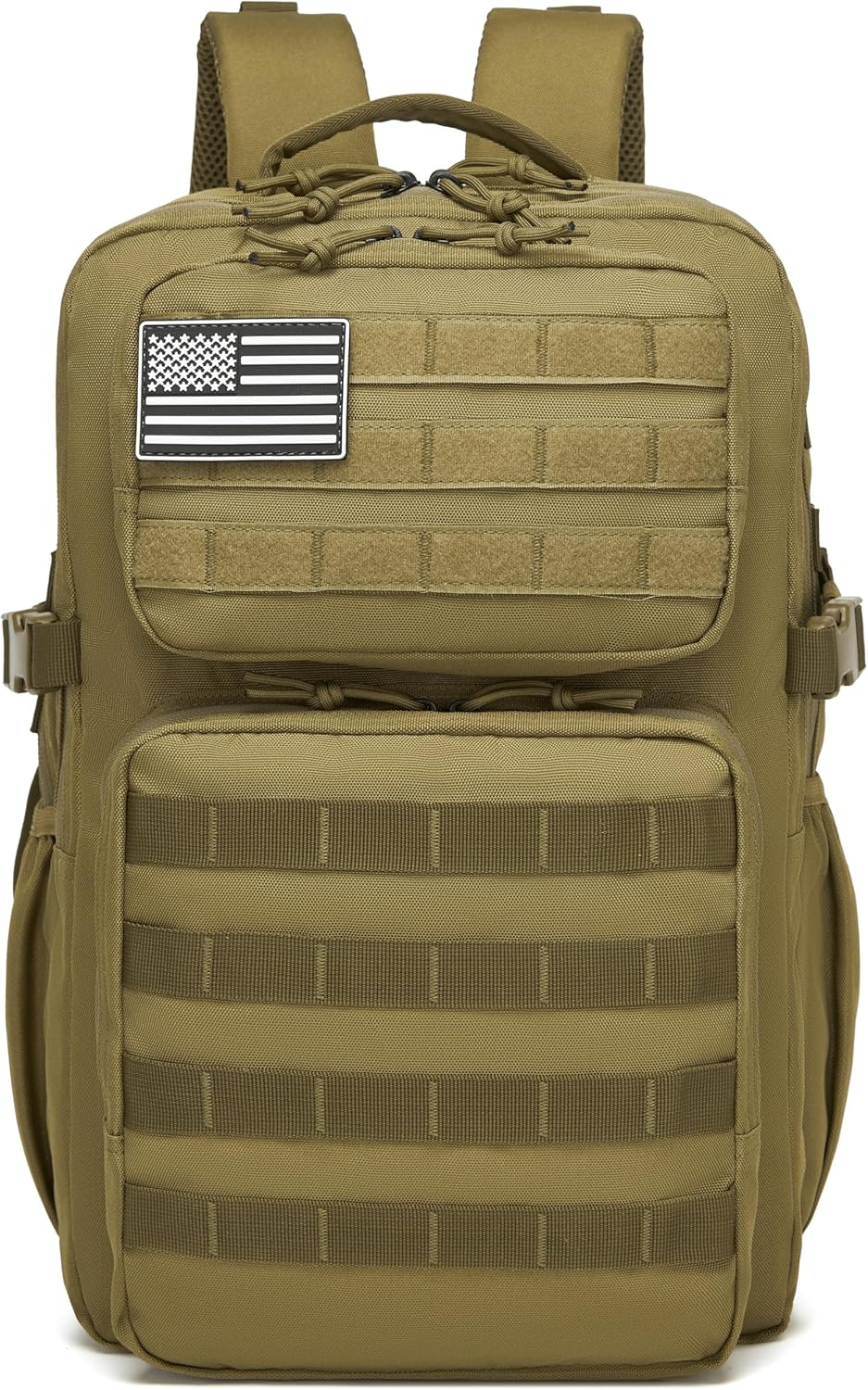 Wotony Military Tactical Backpack for Men Waterproof Daypack 3 Day Assault Pack Molle Bag with Water Bottle Holder