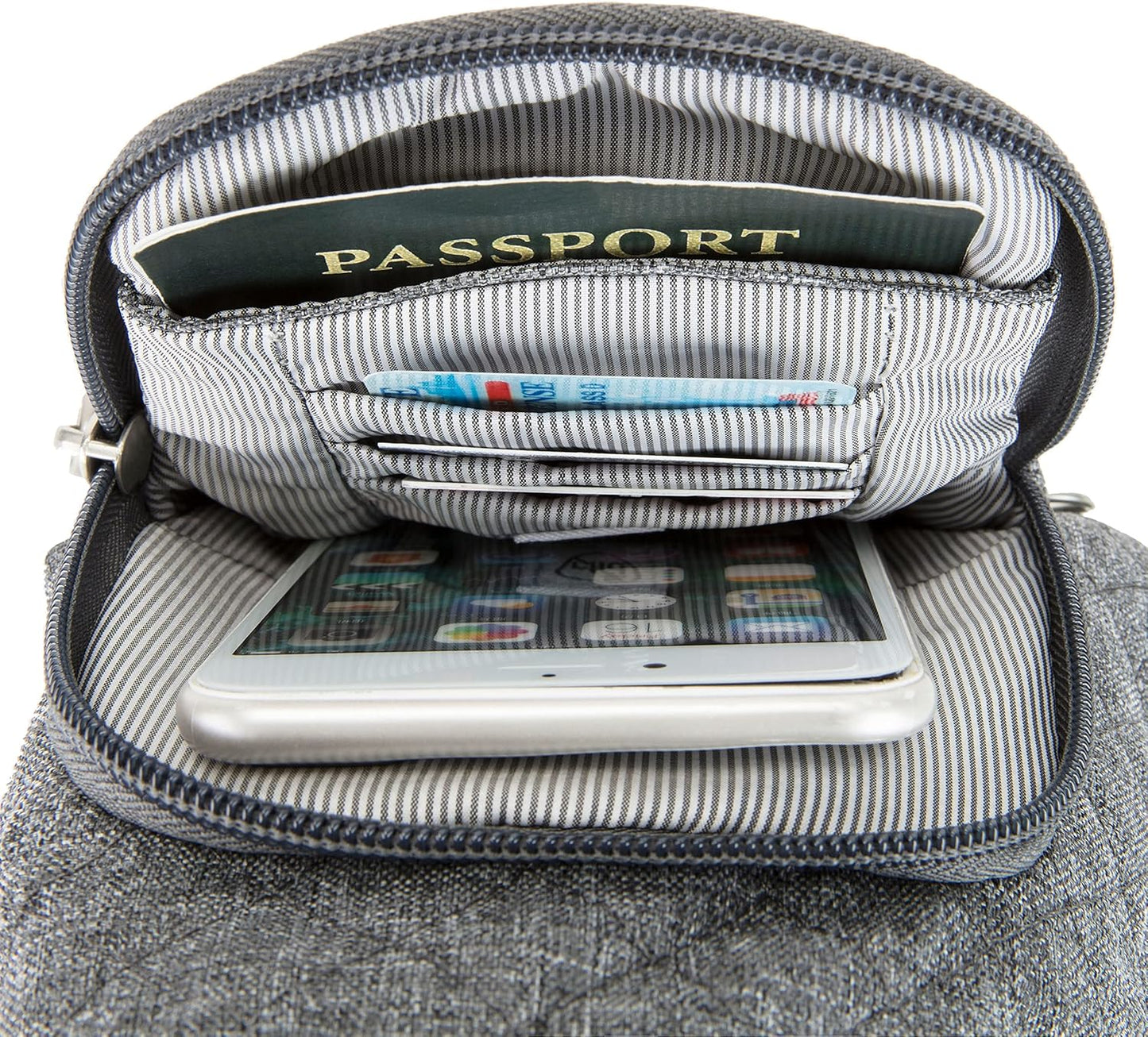 Travelon Anti-Theft Boho Insulated Water Bottle Tote