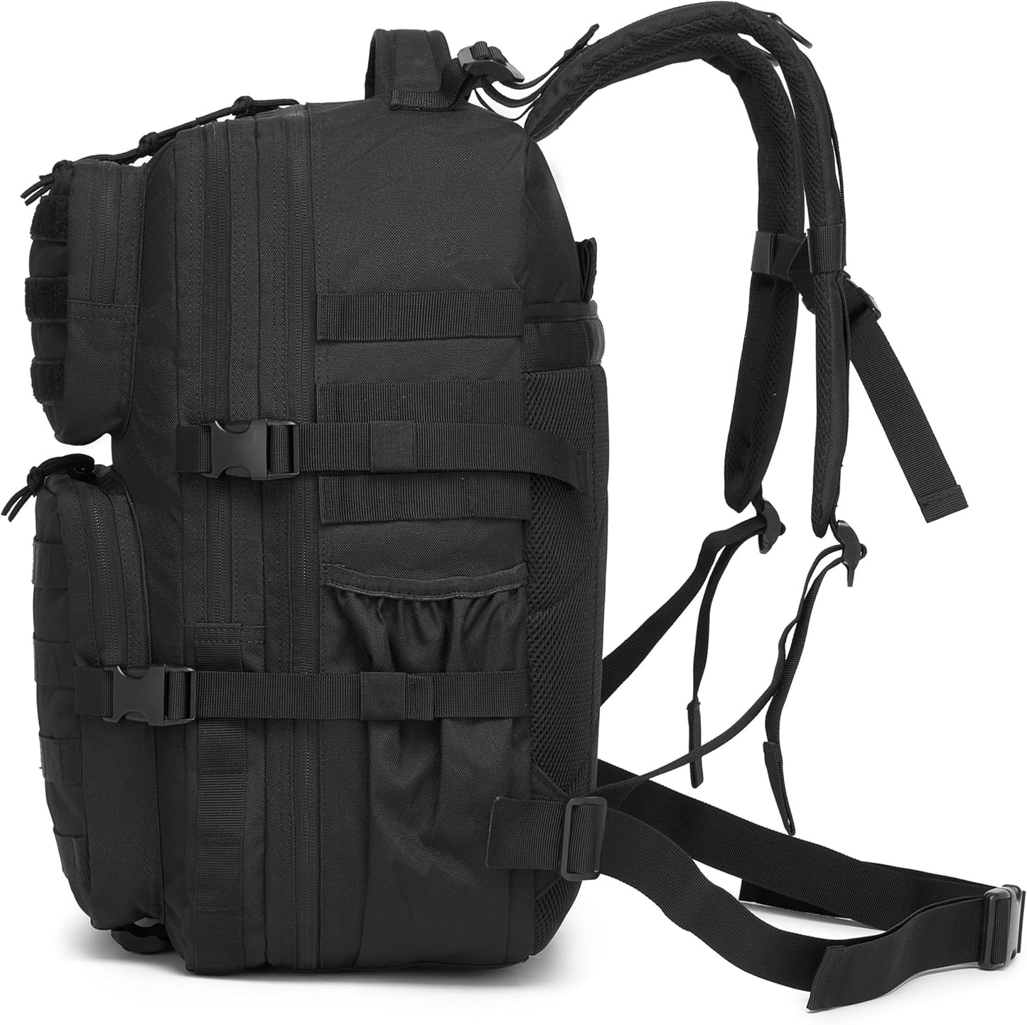 Wotony Military Tactical Backpack for Men Waterproof Daypack 3 Day Assault Pack Molle Bag with Water Bottle Holder