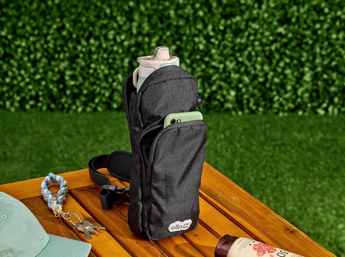 Ello Crossbody Sling Water Bottle Bag