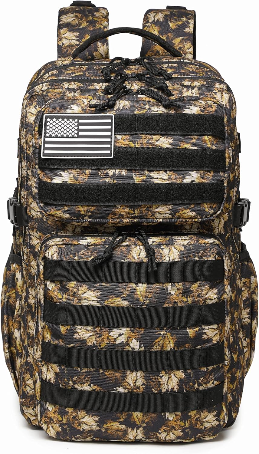 Wotony Military Tactical Backpack for Men Waterproof Daypack 3 Day Assault Pack Molle Bag with Water Bottle Holder
