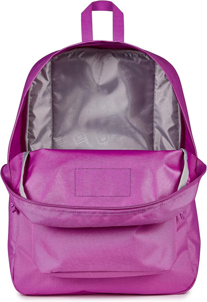 JanSport SuperBreak One Backpacks - Durable, Lightweight Bookbag with 1 Main Compartment, Front Utility Pocket with Built-in Organizer - Premium Backpack, Black - Colors A