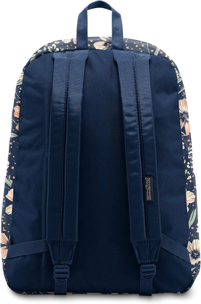 JanSport SuperBreak One Backpacks - Durable, Lightweight Bookbag with 1 Main Compartment, Front Utility Pocket with Built-in Organizer - Premium Backpack, Black - Colors B