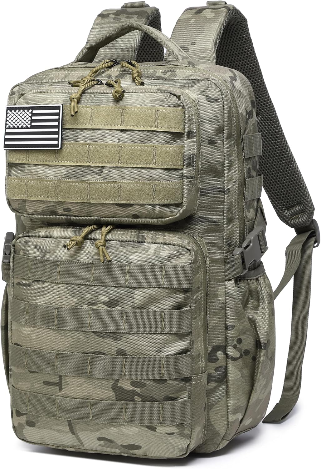 Wotony Military Tactical Backpack for Men Waterproof Daypack 3 Day Assault Pack Molle Bag with Water Bottle Holder