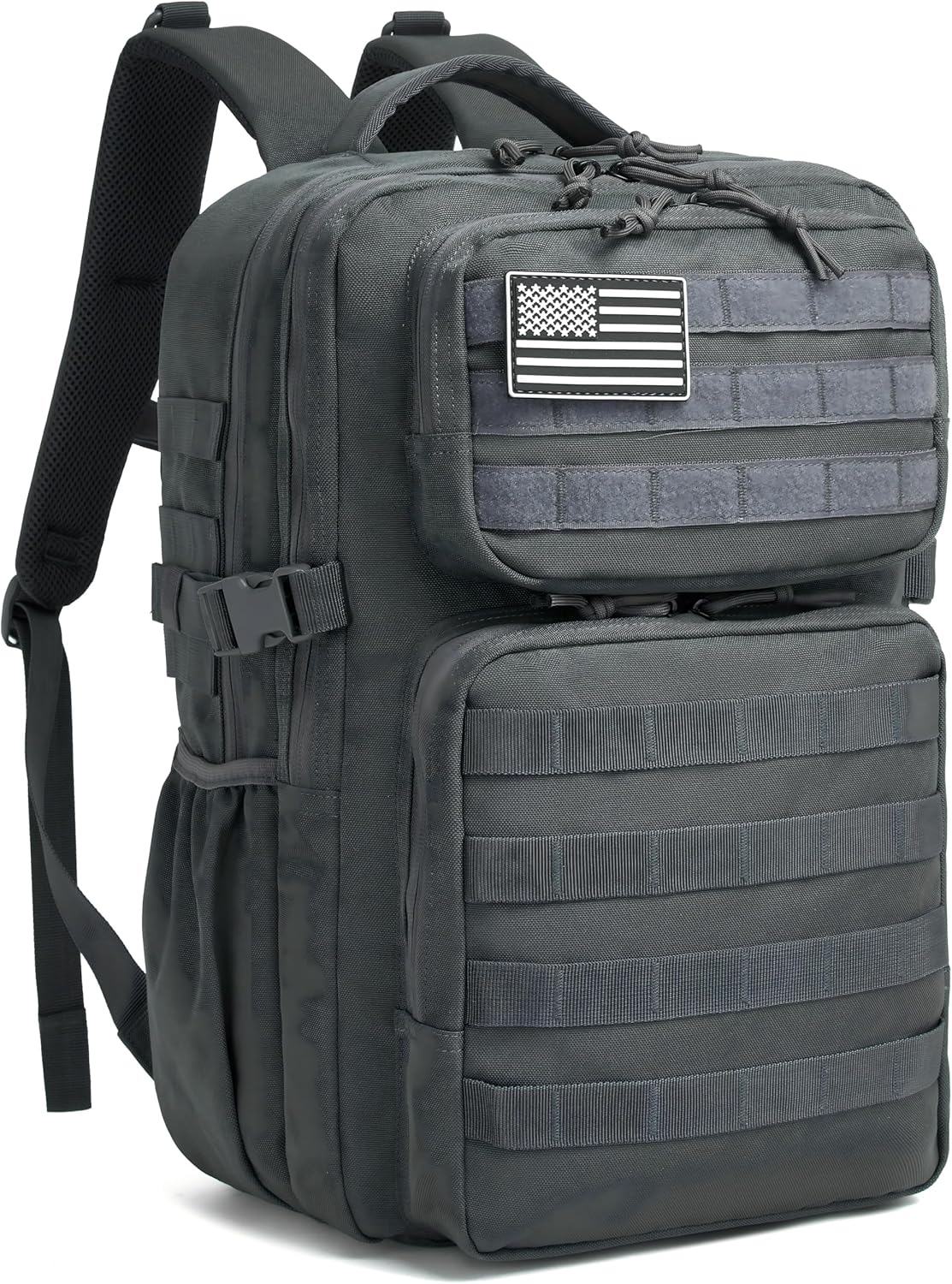 Wotony Military Tactical Backpack for Men Waterproof Daypack 3 Day Assault Pack Molle Bag with Water Bottle Holder