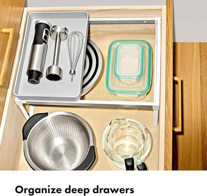OXO Good Grips Water Bottle Organizer and Accessory Bin, Water Bottle Holder