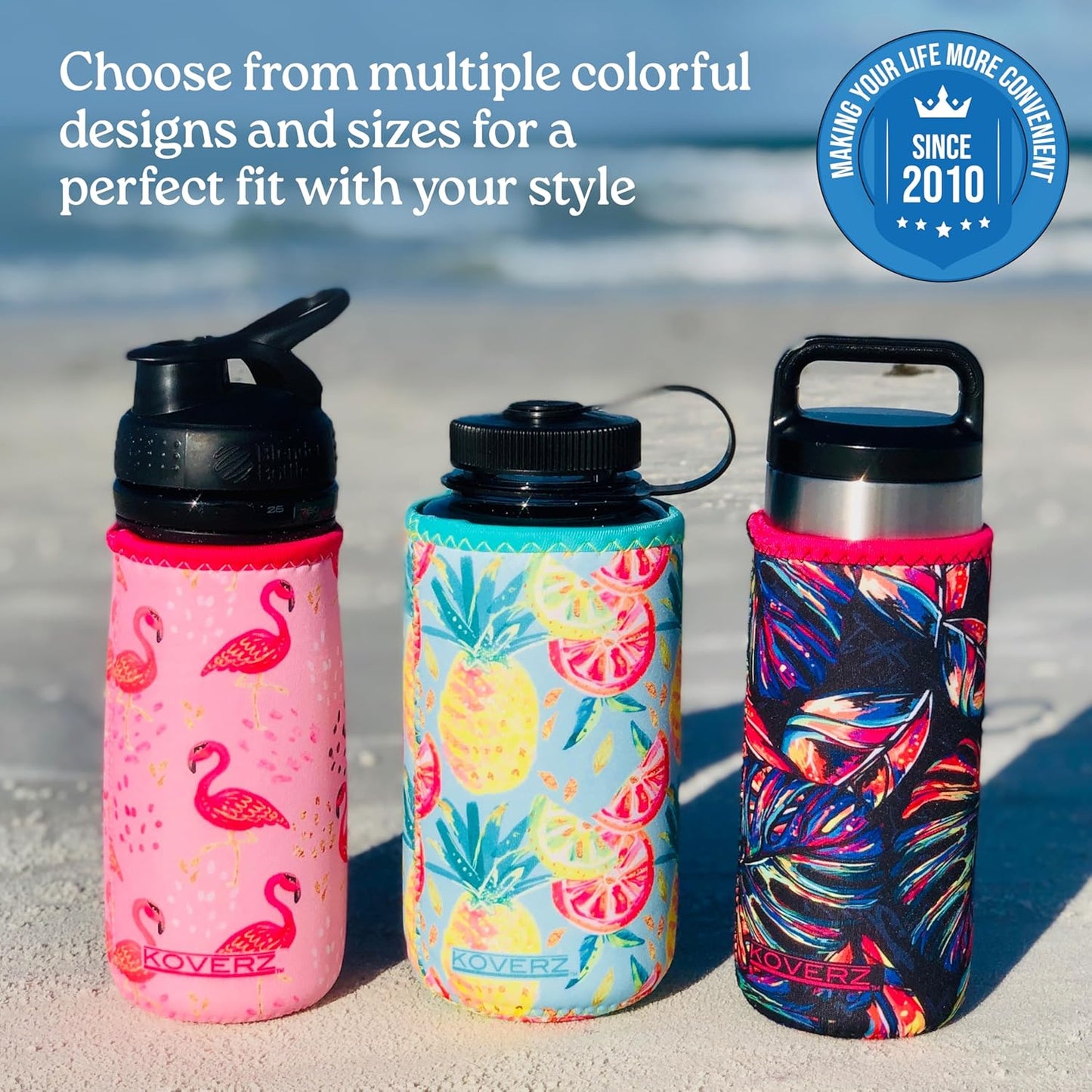 24-30oz 750ml Water Bottle Carrier with Shoulder Strap, Water Bottle Insulator - Midnight Mums