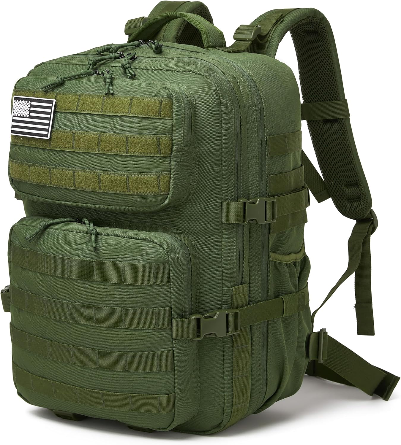 Wotony Military Tactical Backpack for Men Waterproof Daypack 3 Day Assault Pack Molle Bag with Water Bottle Holder