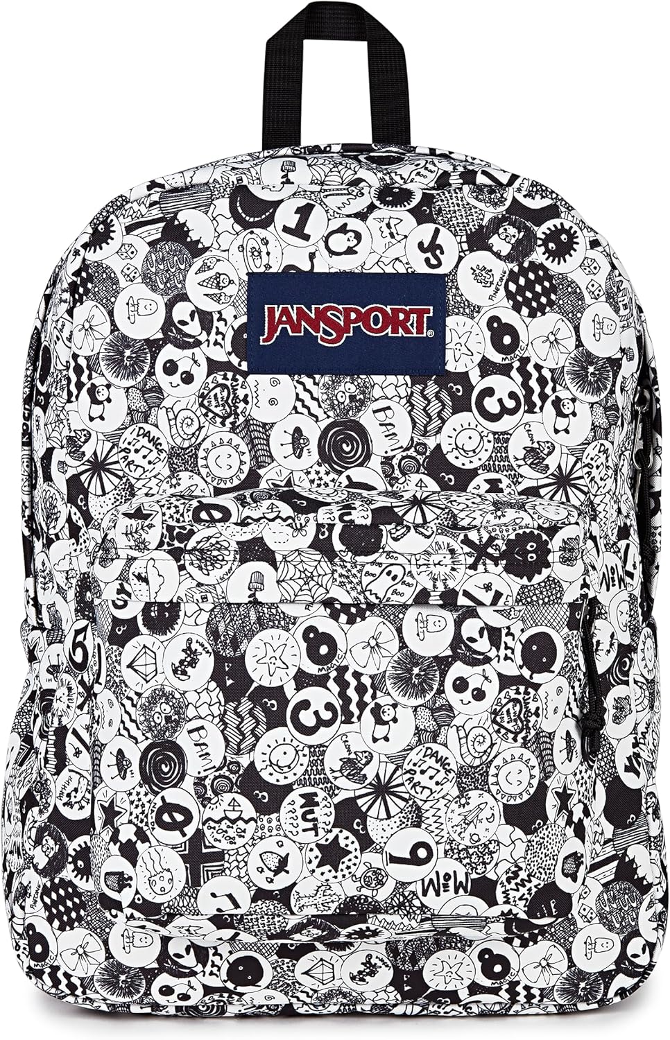 JanSport SuperBreak One Backpacks - Durable, Lightweight Bookbag with 1 Main Compartment, Front Utility Pocket with Built-in Organizer - Premium Backpack, Black - Colors A