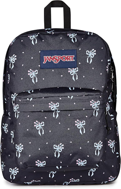 JanSport SuperBreak One Backpacks - Durable, Lightweight Bookbag with 1 Main Compartment, Front Utility Pocket with Built-in Organizer - Premium Backpack, Black - Colors A
