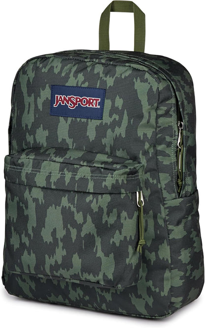 JanSport SuperBreak One Backpacks - Durable, Lightweight Bookbag with 1 Main Compartment, Front Utility Pocket with Built-in Organizer - Premium Backpack, Black - Colors A