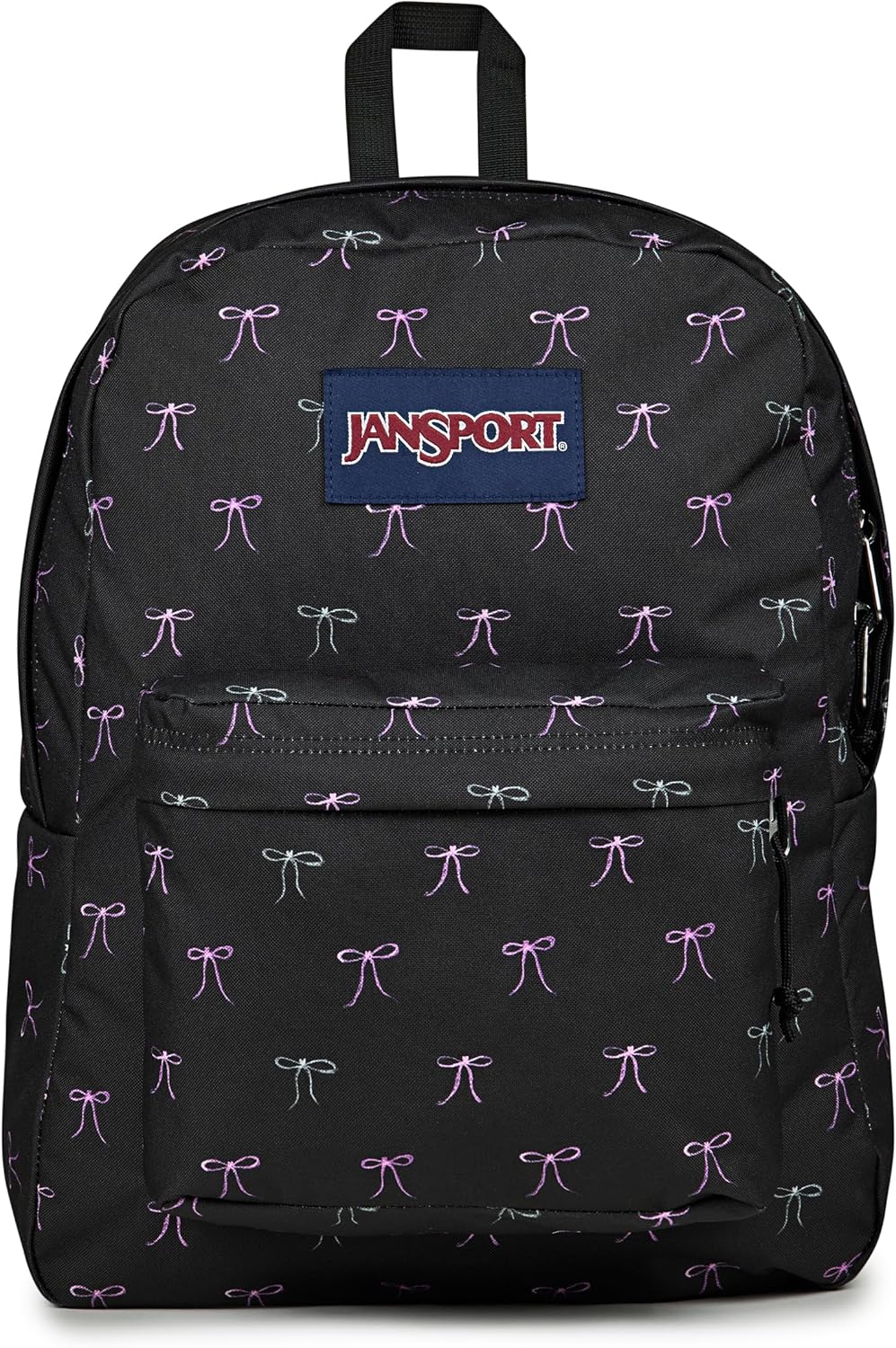JanSport SuperBreak One Backpacks - Durable, Lightweight Bookbag with 1 Main Compartment, Front Utility Pocket with Built-in Organizer - Premium Backpack, Black - Colors B