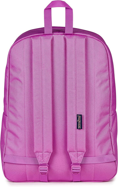 JanSport SuperBreak One Backpacks - Durable, Lightweight Bookbag with 1 Main Compartment, Front Utility Pocket with Built-in Organizer - Premium Backpack, Black - Colors A