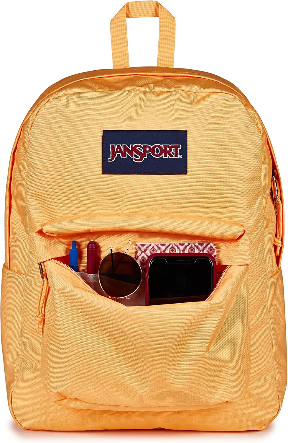 JanSport SuperBreak One Backpacks - Durable, Lightweight Bookbag with 1 Main Compartment, Front Utility Pocket with Built-in Organizer - Premium Backpack, Black - Colors A
