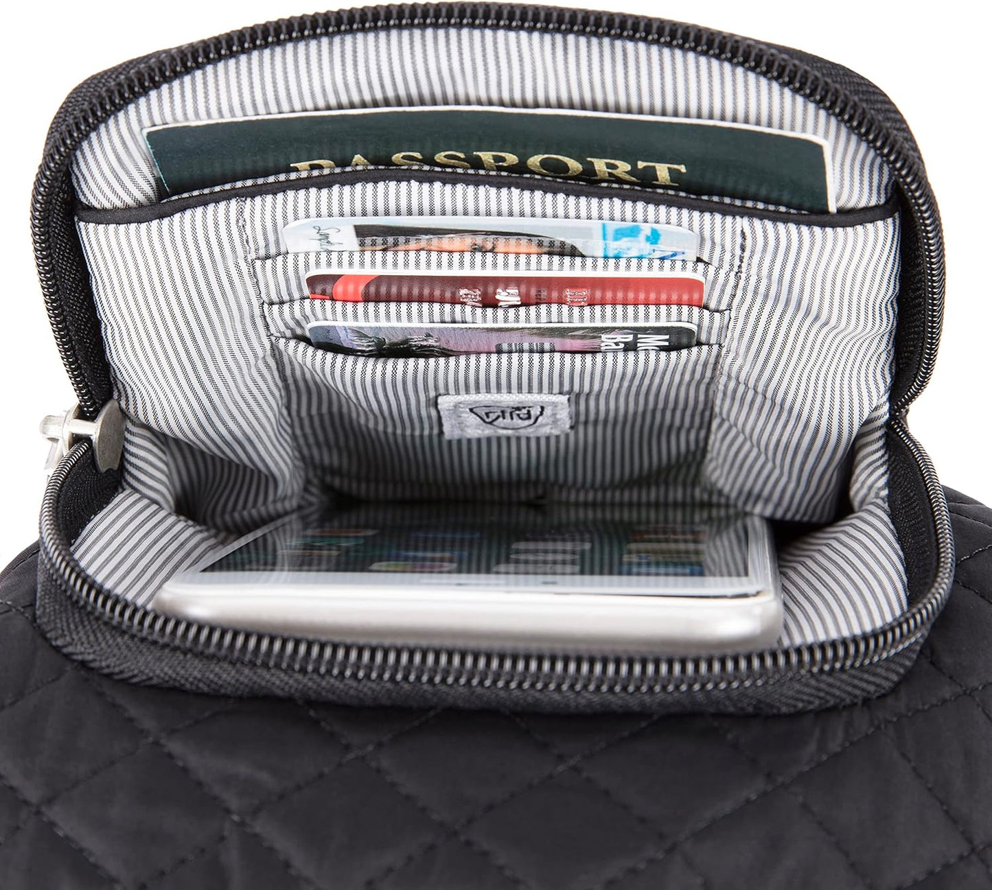 Travelon Anti-Theft Boho Insulated Water Bottle Tote