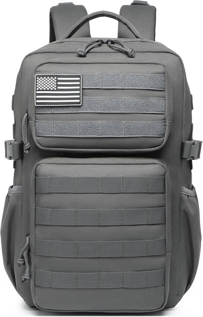 Wotony Military Tactical Backpack for Men Waterproof Daypack 3 Day Assault Pack Molle Bag with Water Bottle Holder