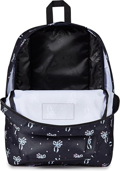 JanSport SuperBreak One Backpacks - Durable, Lightweight Bookbag with 1 Main Compartment, Front Utility Pocket with Built-in Organizer - Premium Backpack, Black - Colors A