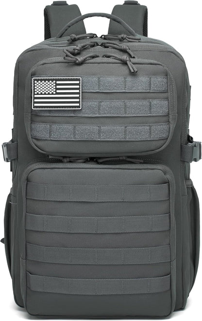 Wotony Military Tactical Backpack for Men Waterproof Daypack 3 Day Assault Pack Molle Bag with Water Bottle Holder