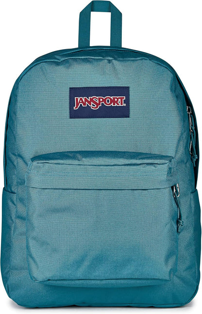 JanSport SuperBreak One Backpacks - Durable, Lightweight Bookbag with 1 Main Compartment, Front Utility Pocket with Built-in Organizer - Premium Backpack, Black - Colors A