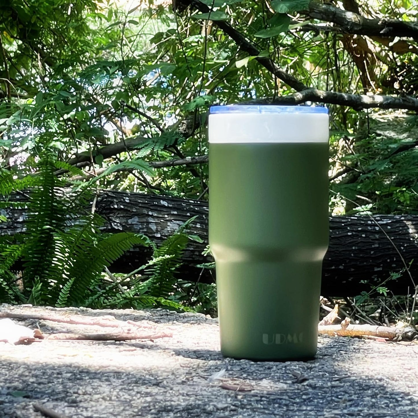 True Ceramic Lined (Not Coated) Stainless Steel Vacuum Insulated Travel Coffee Tumbler, No Metallic Taste, 16oz for Coffee & Tea On-The-Go (Original Steel)
