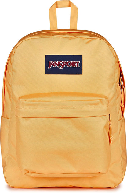 JanSport SuperBreak One Backpacks - Durable, Lightweight Bookbag with 1 Main Compartment, Front Utility Pocket with Built-in Organizer - Premium Backpack, Black - Colors A