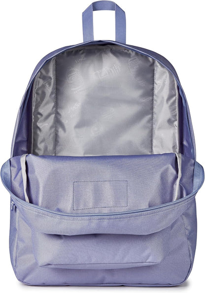 JanSport SuperBreak One Backpacks - Durable, Lightweight Bookbag with 1 Main Compartment, Front Utility Pocket with Built-in Organizer - Premium Backpack, Black - Colors B