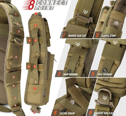 WYNEX Molle Tactical Pouches of Water Bottle Pouch Version, Tactical Accessories Backpack Strap Pouch Water Bottle Carrier Holder Molle Accessories for Backpacks