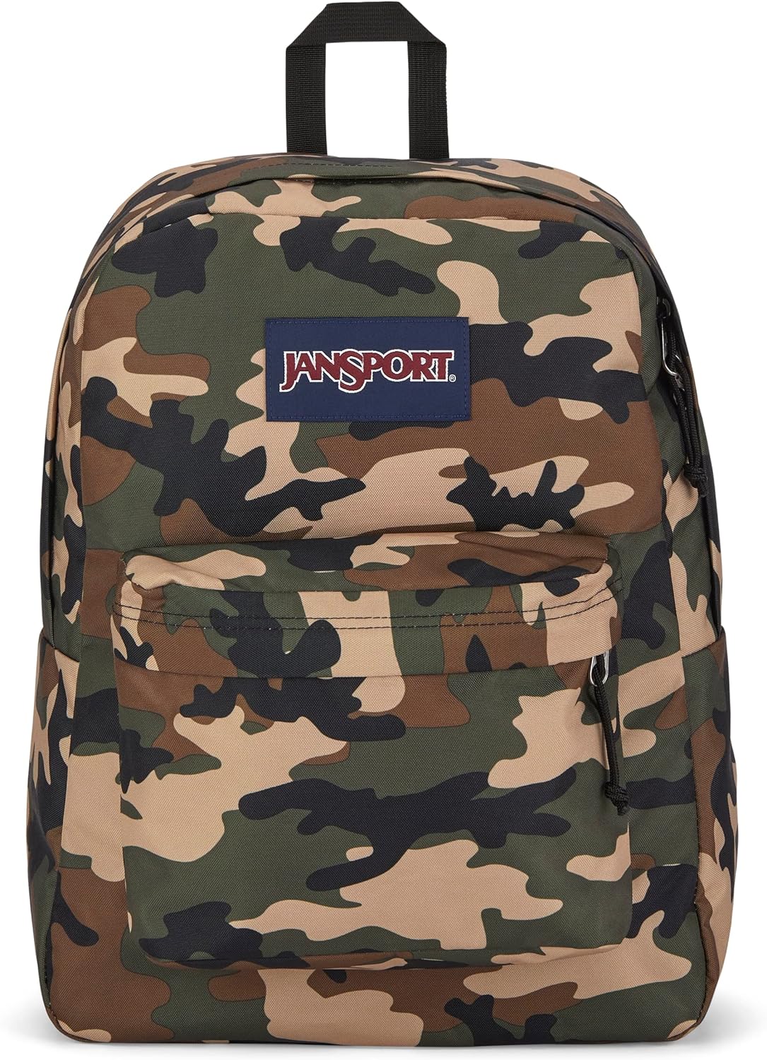 JanSport SuperBreak One Backpacks - Durable, Lightweight Bookbag with 1 Main Compartment, Front Utility Pocket with Built-in Organizer - Premium Backpack, Black - Colors B