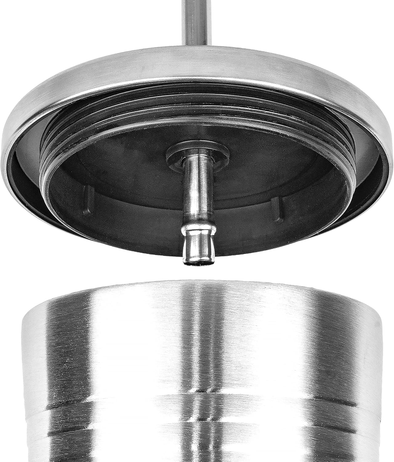 Stainless Steel Double-Walled Insulated Tumbler with Straw and Spill-Resistant Screw Top Lid, 20oz – Durable Travel Cup