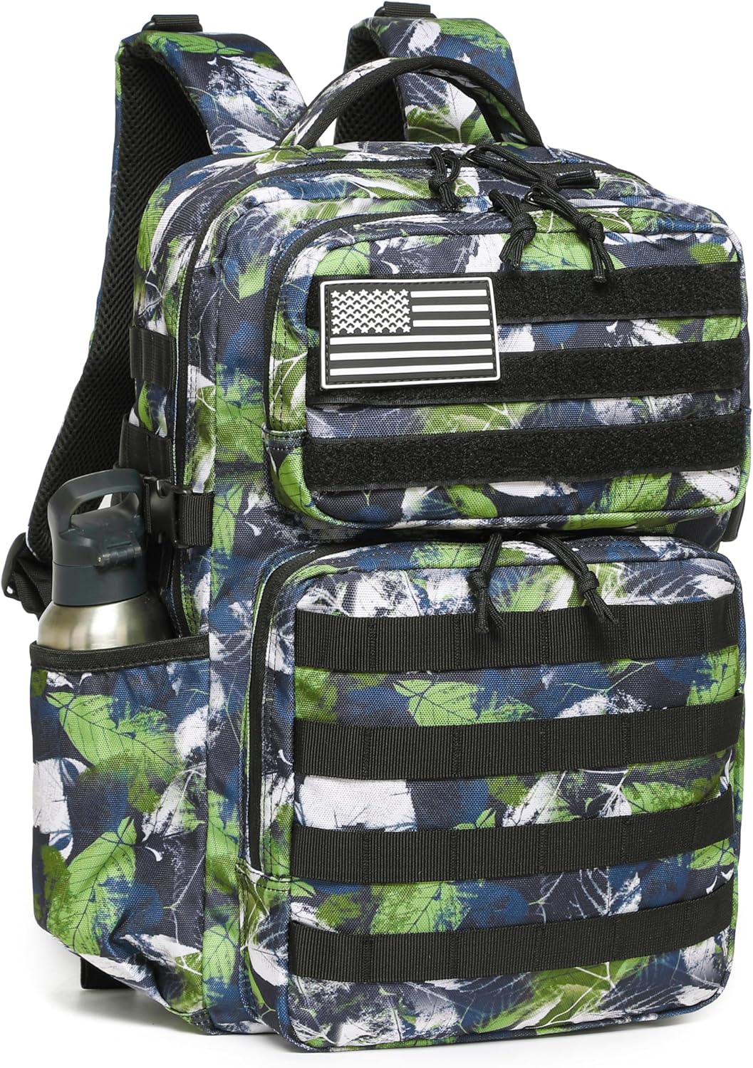 Wotony Military Tactical Backpack for Men Waterproof Daypack 3 Day Assault Pack Molle Bag with Water Bottle Holder