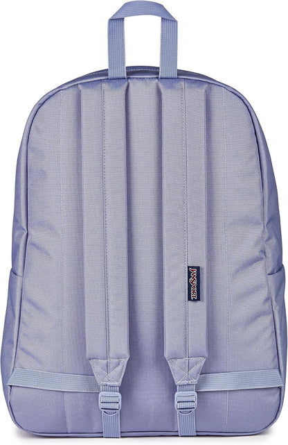 JanSport SuperBreak One Backpacks - Durable, Lightweight Bookbag with 1 Main Compartment, Front Utility Pocket with Built-in Organizer - Premium Backpack, Black - Colors B