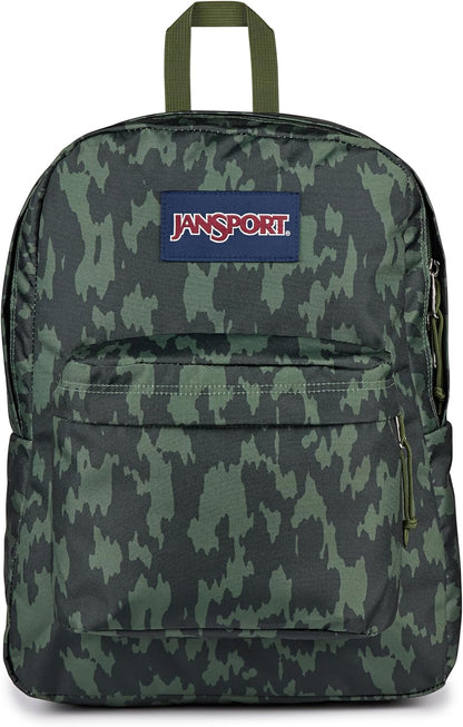 JanSport SuperBreak One Backpacks - Durable, Lightweight Bookbag with 1 Main Compartment, Front Utility Pocket with Built-in Organizer - Premium Backpack, Black - Colors A